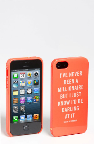 millionaire quote' iPhone 5 & 5S case