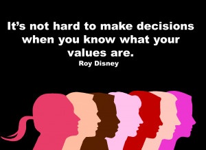 QUOTES & POSTERS: It’s not hard to make decisions when you know what ...