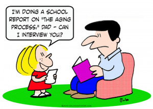Aging cartoon