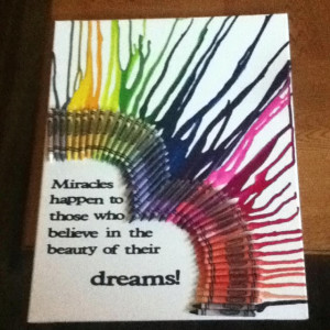 Heart Crayon Art With Quotes