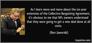 and more about the six-year extension of the Collective Bargaining ...