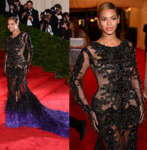 Beyonce stands out in Givenchy Haute Couture and her hot post-baby ...