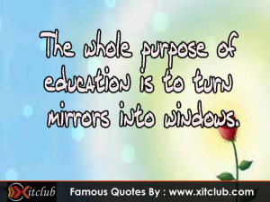 Thread Most Famous Education Quotes