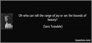 Sara Teasdale Quotes