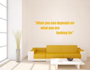 what you see depends on what you are looking for