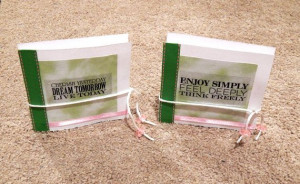 Lime Green and Pink Accordion Card by CadburysKeepsakes on Etsy, $7.00