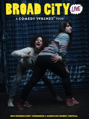 What's fun is that the characters in 'Broad City' are rushing and ...