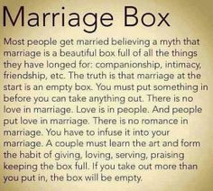 quotes about marriage problems | marriage box most people get married ...