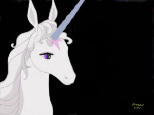 Lady Amalthea [in unicorn form] from The Last Unicorn
