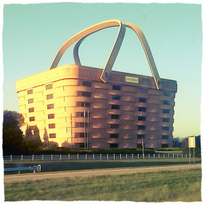 Basket building~Longaberger Basket Company's headquarters in Ohio. My ...