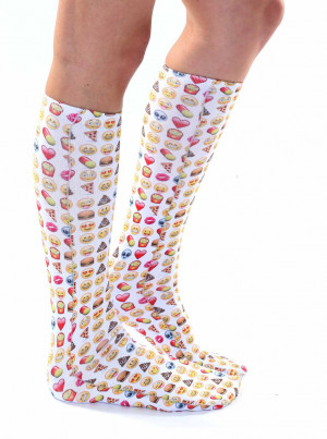Emoji Knee High Socks Emoji