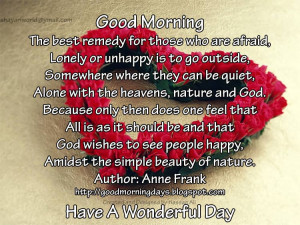 Good Morning Quotes for 13-05-2010