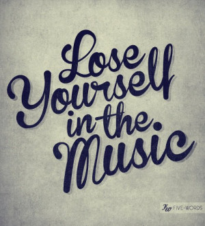 ... Writing #Quote #Saying #Five #Words #Eminem #Lyrics #Yourself #Music