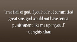 flail of god, if you had not committed great sins, god would ...