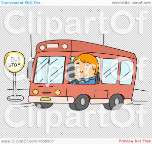 Happy Diverse Children And Driver Packed School Bus
