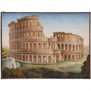 Roman Micromosaic of the Colosseum