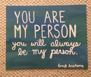 Best Friend Grey's Anatomy Quote