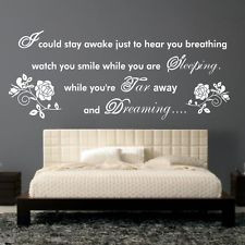 AEROSMITH Wall Sticker breathing lyrics quote music bedroom decal ...