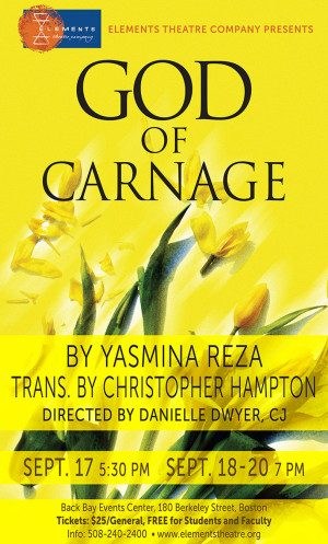 God of Carnage September 2013 Yasmina Reza