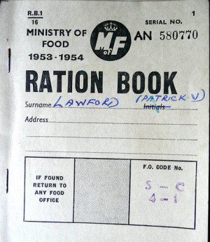 Front cover of ration books issued by the Ministry of Food during ...