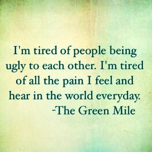 圖片標題： The Green Mile quote