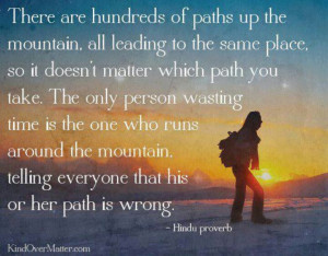 The right path quote