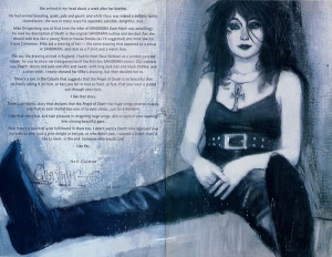sketch of Dream and Death, by one of The Sandman’s most ...