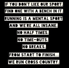 We run cross country ♥ More