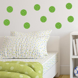 Volleyball Wall Decals – Set of 10