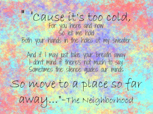 Sweater Weather Quote Lyrics