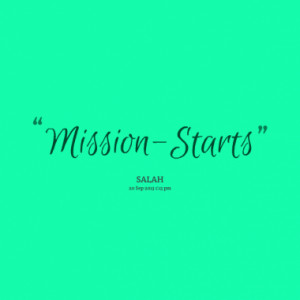 Mission-Starts