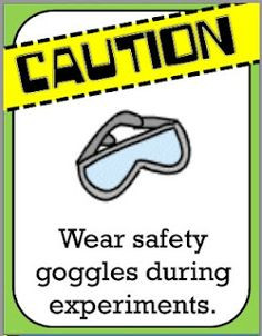 ... safety posters to print more classroom decor safety goggles science