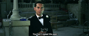 ... nick carraway cant repeat the past why of course you can animated GIF