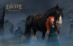 Brave features the voices of Kelly Macdonald, Emma Thompson, Billy ...