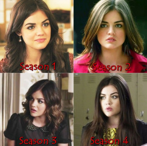 Lucy Hale as Aria Montgomery--Seaons 1-4