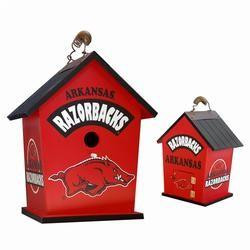 Arkansas Razorbacks Bird House