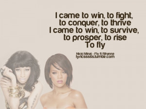 fly - nikki manaj and rihanna