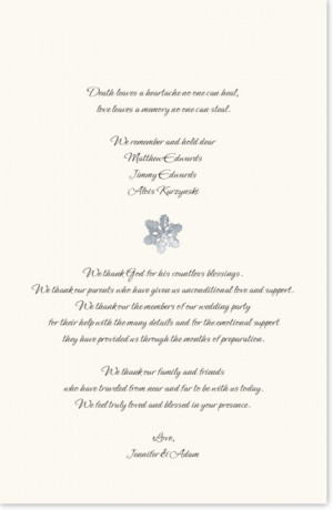Winter Snowflake Pattern 01 Wedding Programs