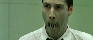 Photo of Neo , as portrayed by Keanu Reeves in 