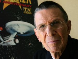 Watch Nimoy’s poignant last moment as Spock >