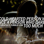 Cold Hearted People Quotes