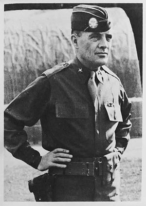 Then-Brigadier General Anthony C. McAuliffe during World War II