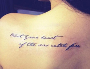 Trust Your Heart If The seas