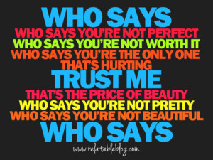 ... this image include: quote, hannah montana did, me, message and perfect