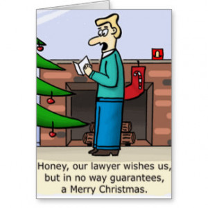 Lawyer Christmas Card