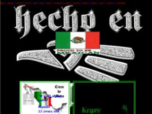 Mayan Calendar Mexican Pride MySpace Layout Preview