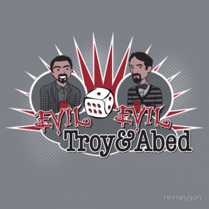 TShirtGifter presents: Evil Troy & Evil Abed
