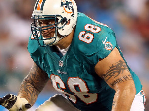 Richie Incognito, suspended in 2013 then let go by the Miami Dolphins ...