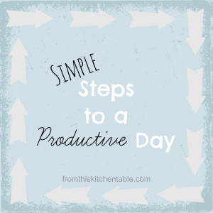 Steps to a Productive Day