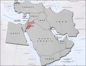 map of jordan and surrounding countries maria lombardic